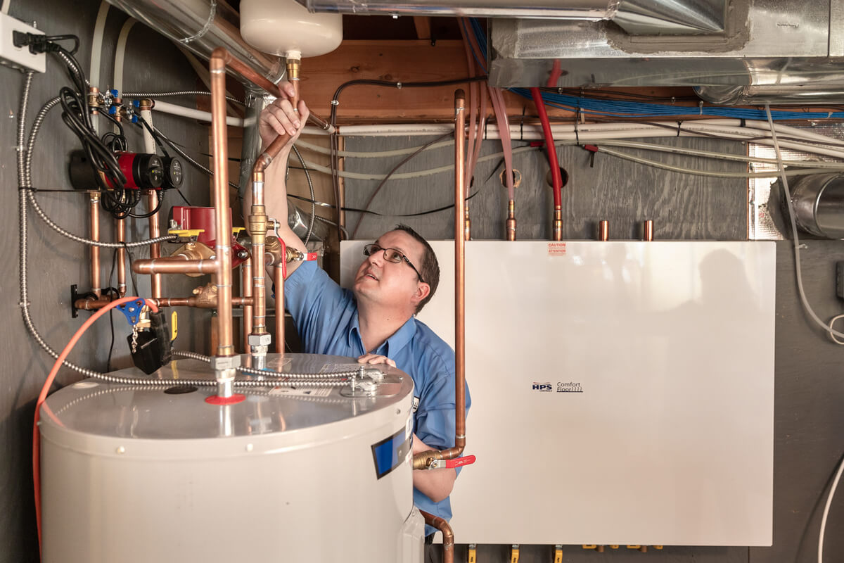 Hot Water Tank Install